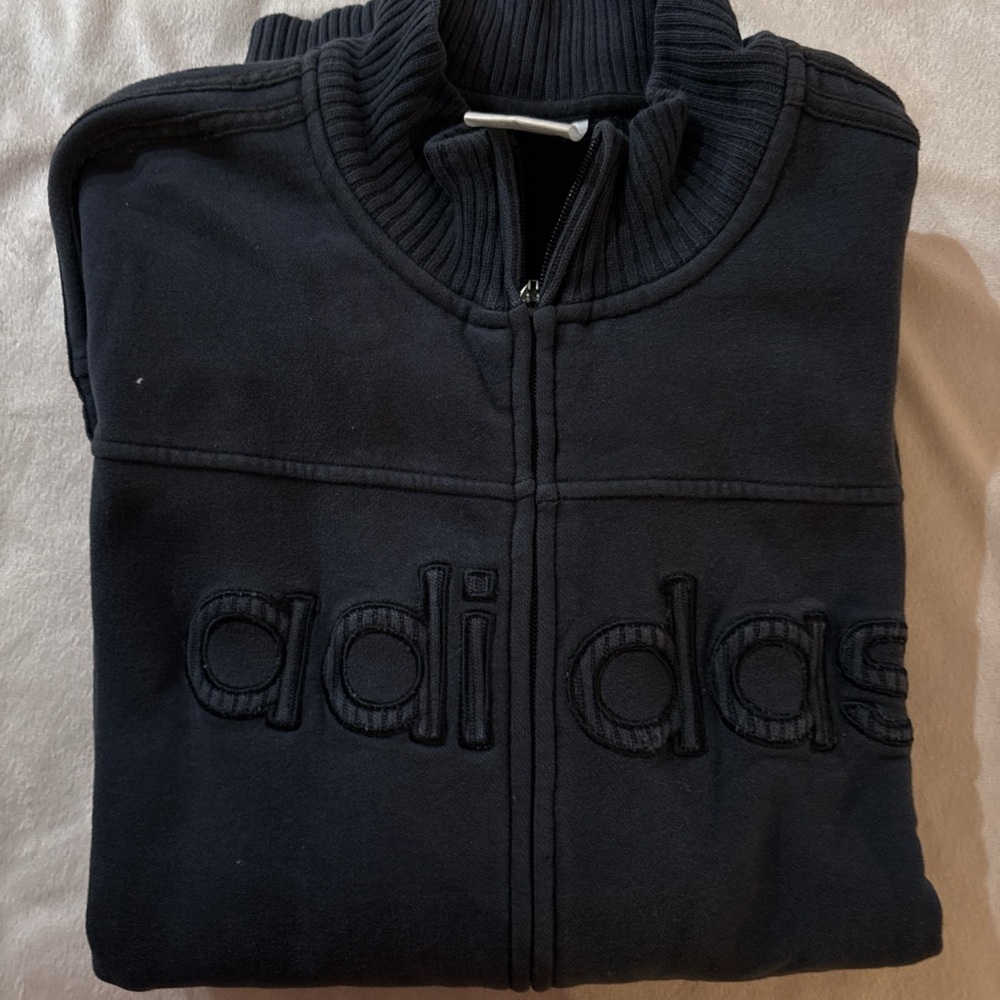 ADIDAS ZIPPER SWEATSHIRT